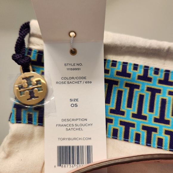 TORY BURCH Frances Slouchy Satchel - Picture 9 of 10